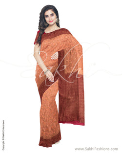ITS-20068 - Pink  &  Chanderi Cotton Saree