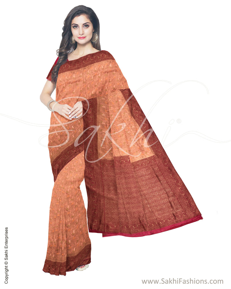 ITS-20068 - Pink  &  Chanderi Cotton Saree