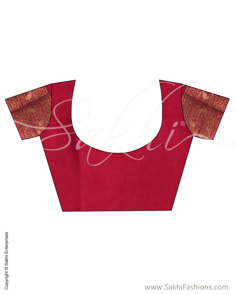 ITS-20068 - Pink  &  Chanderi Cotton Saree