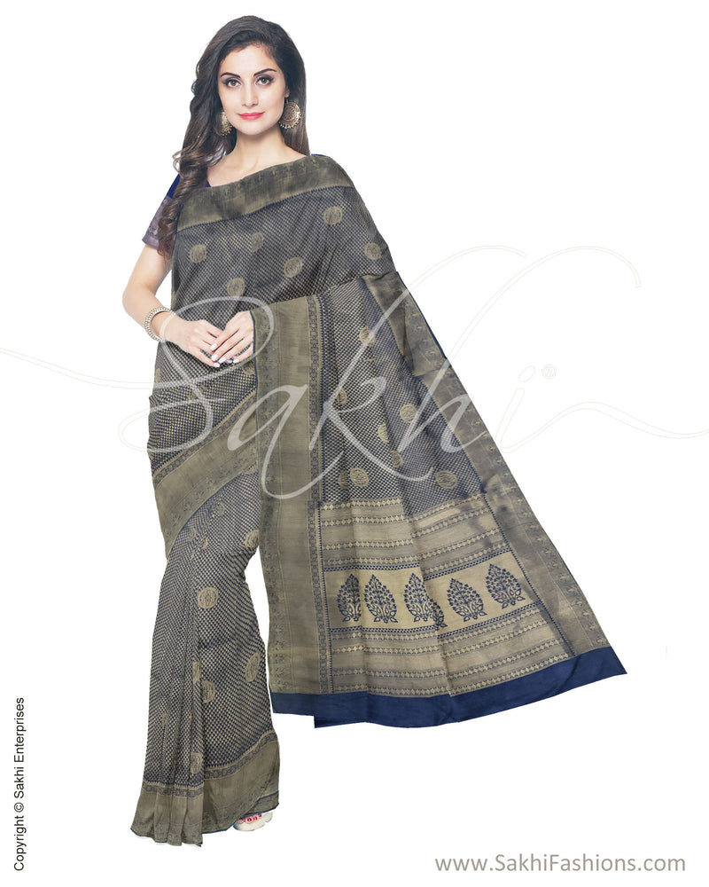 ITS-20187 - Blue &  Faux Silk Saree