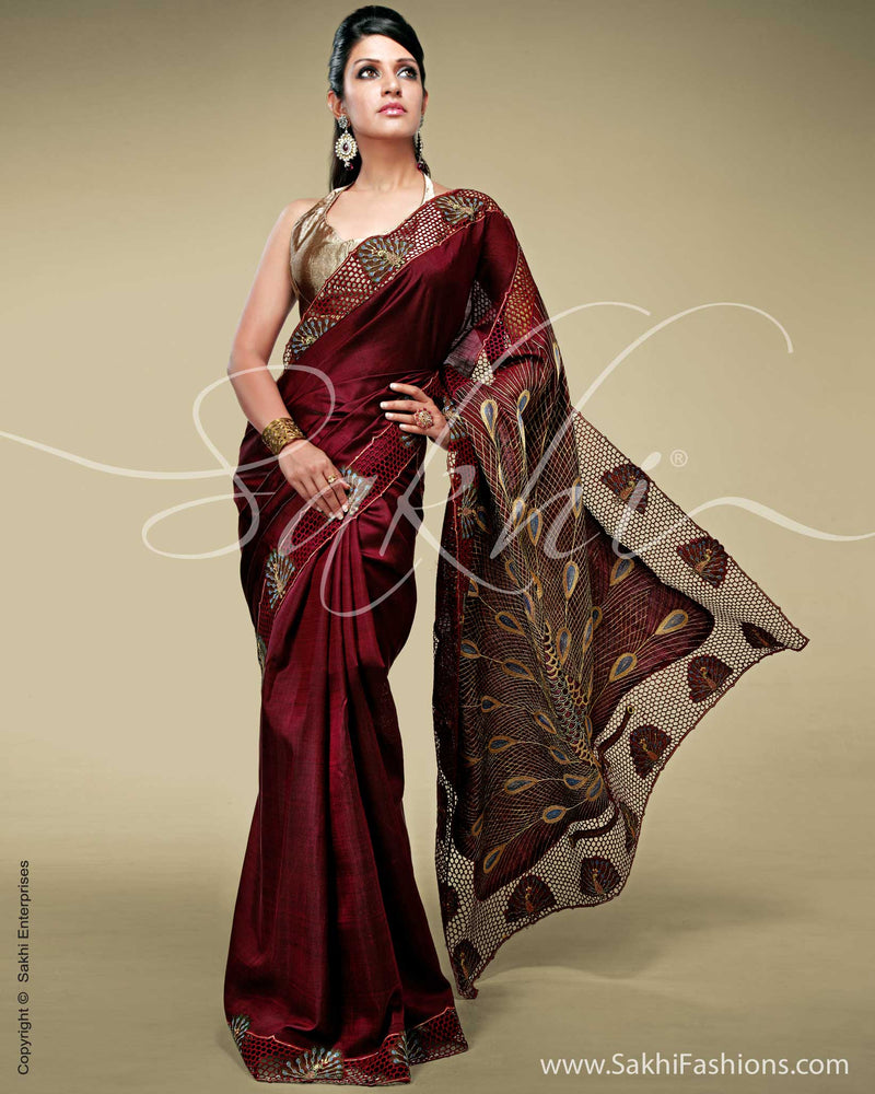 DP-S25425 Black Cutwork Kanchi