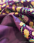SR-0200PU Purple Kanchi Cutwork