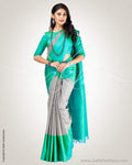 SR-0891 Green Kanchi Korvai saree