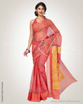 SR-0897-Pink pure Cotton Kota saree