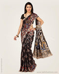 SR-0900 - Black pure Silk Saree