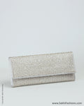AC-0062 Silver Jute Purse