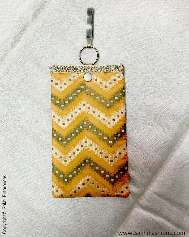 ACDO-17417 - Yellow & Multi Mobile Pouch