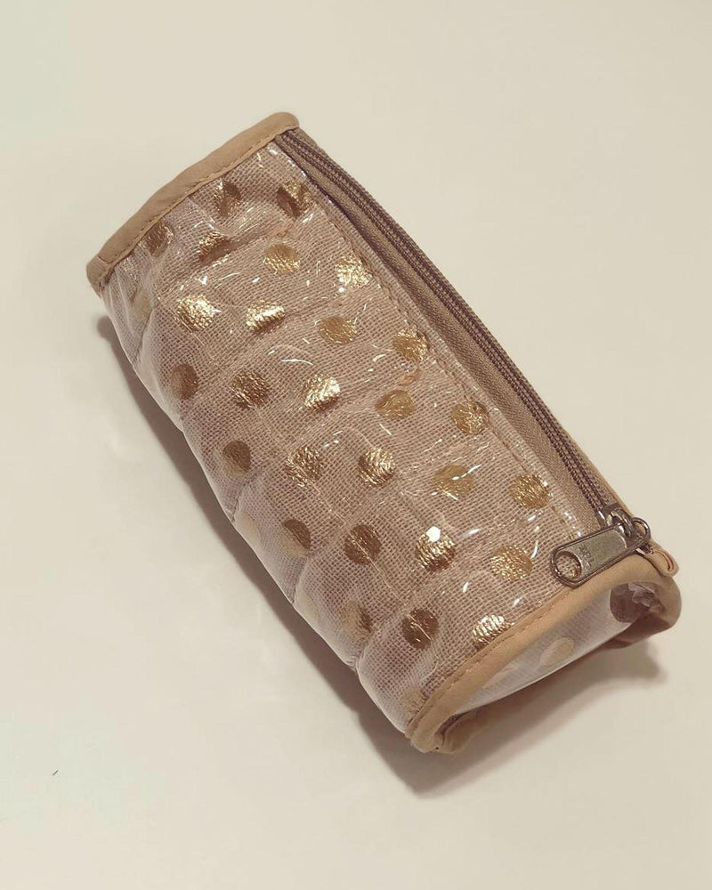 ACDR-23233 - Beige & Gold Bangle Bag
