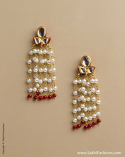 AD-0016 Hanging Pearl & Red
