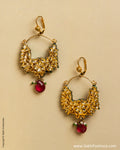 AD-0042 Ruby & Gold Mix Metal Hanging
