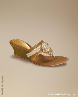 AF-0049 - Beige & Cream Leather Footwear