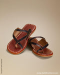AF-0054 - Brown & Black Leather Footwear
