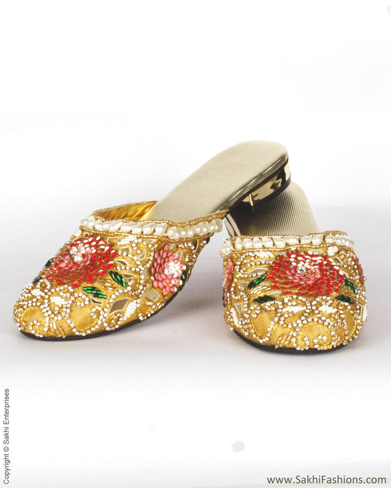 AFDP-24398 - Silver & Silver Flat Heel Footwear