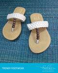 AFDQ-15047 - Cream & Cream Chappal