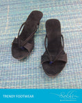 AFDQ-15154 - Black & Black Chappal