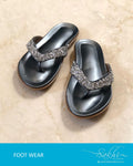 AFDR-0336 - Black & Silver Foot Wear