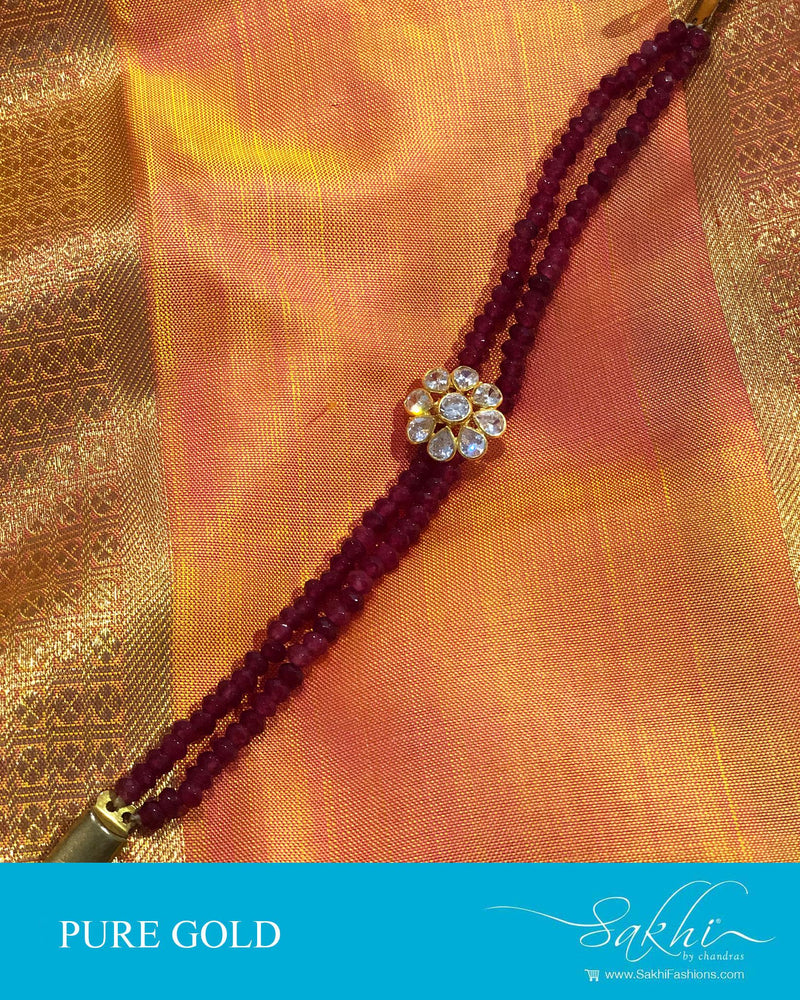 AG-S0091 Ruby Gold Bracelet