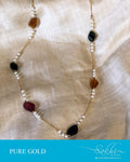 AG-S013 - Gold  & Multi Gold Mala