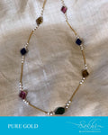 AG-S014 - Gold  & Multi Gold Mala