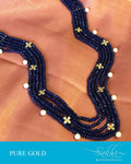 AG-S017 Gold Blue Mala