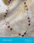 AG-S020 - Gold  & Pink Gold Mala