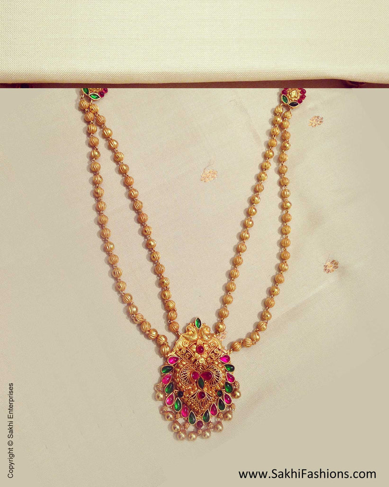 AG-0012 Multi Mala Silver n Gold