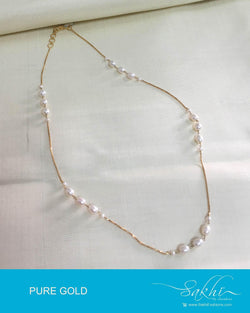 AGDP-20562 - Gold & Cream Pure Gold Mala