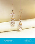 AGDP-20571 Gold Pearl Earrings