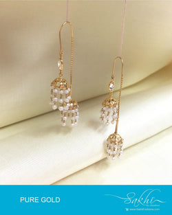 AGDP-20573 Gold Double Jhumka