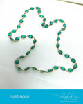 AGDP-20586 - Gold & Green Pure Gold Mala