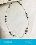 AGDQ-16598 - Gold & Green Pure Gold Mala