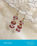 AGDR-0009 - Gold & Multi Pure Gold Earring