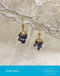 AGDR-0012 - Gold & Multi Pure Gold Earring