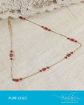 AGDR-0019 - Gold & Pink Pure Gold Chain