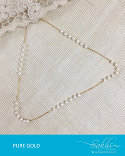 AGDR-0020 - Gold & Cream Pure Gold Chain