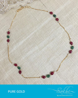 AGDR-0021 - Gold & Multi Pure Gold Chain