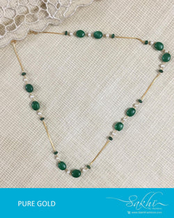 AGDR-0029 - Gold & Multi Pure Gold Chain