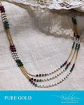 AGDR-20761 - Multi &  Gold Chain