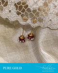 AGDR-20783 - Gold &  Gold Earring