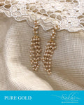 AGDR-23269 - Gold &  Gold Earring