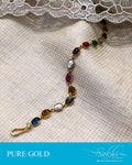 AGDR-23273 - Gold &  Gold Bracelet