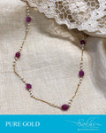 AGDR-23274 - Pink &  Gold Chain