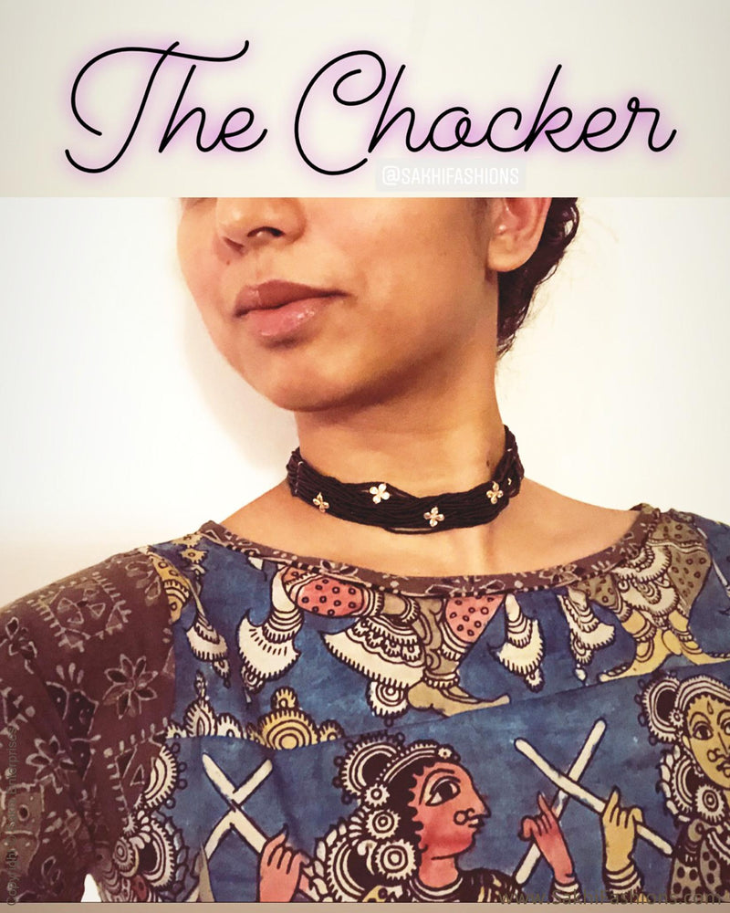 AGDR-24288 Black Gold choker