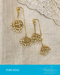AGDR-4431 Gold Double Jhumka
