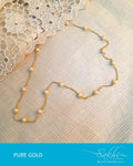 AGDR-585 - Cream & Gold Pure Gold Mala