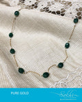 AGDR-9167 - Green &  Gold Chain