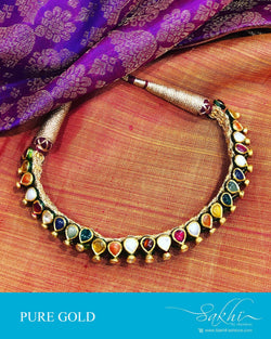 AGDS-14435 - Gold &  Gold Necklace