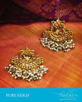 AGDS-14436 - Gold &  Gold Earring