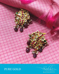 AGDS-18921 - Gold & Multi Gold Earring
