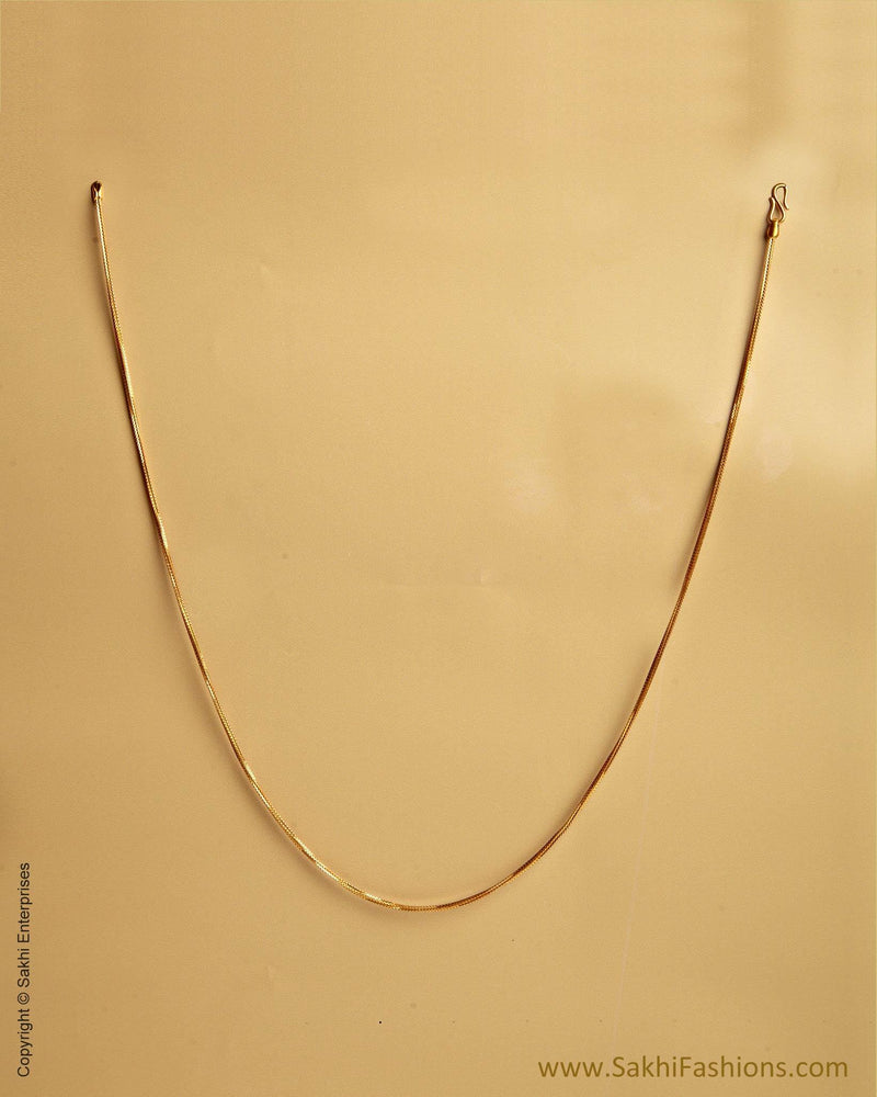 AGMSO-11045 - Yellow &  Pure Gold Chain
